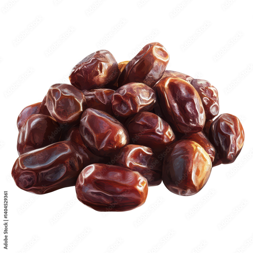 Dates Fruits close up Isolated on Black Background Dates Fruits close up Isolated on Black Background