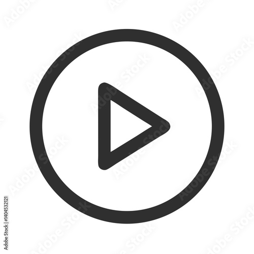Free Download Play Button Inside Circle Icon Design - GFXLoad