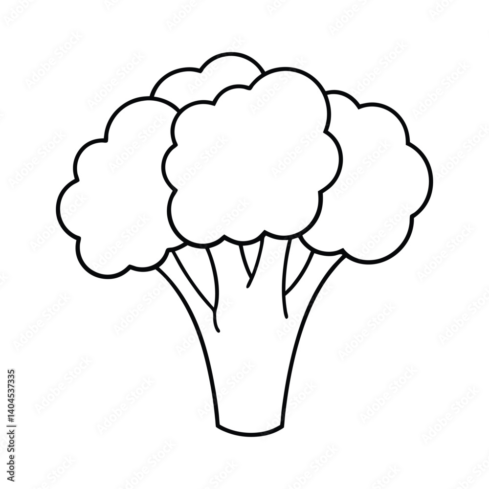 Broccoli icon outline Broccoli icon outline