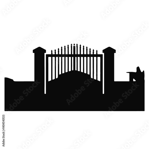 fence silhouette