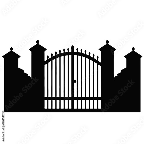 fence silhouette