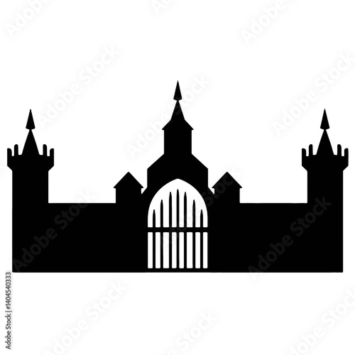 fence silhouette
