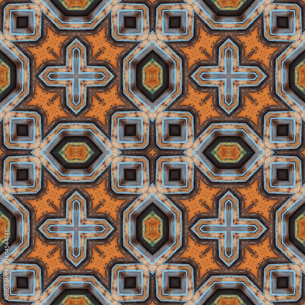 Seamless abstract pattern. Symmetrical texture. Kaleidoscope Seamless abstract pattern. Symmetrical texture. Kaleidoscope