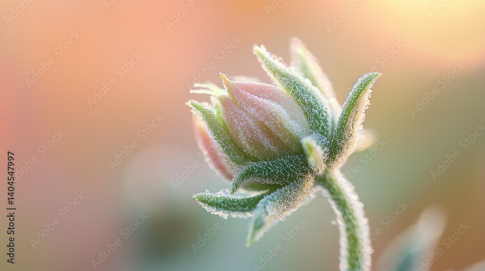 Delicate Cannabis Flower in Soft Natural Light at Dawn Delicate Cannabis Flower in Soft Natural Light at Dawn