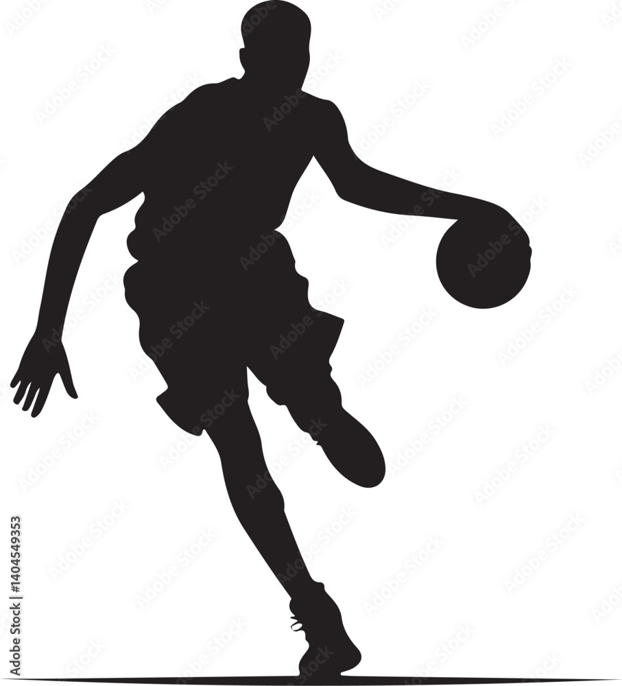 Obraz premium tennis players silhouettes