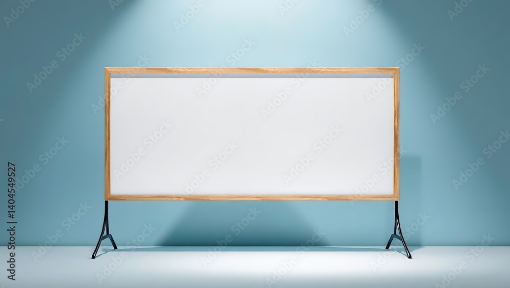 Obraz premium Minimalist Announcement Board Background for Product Photography