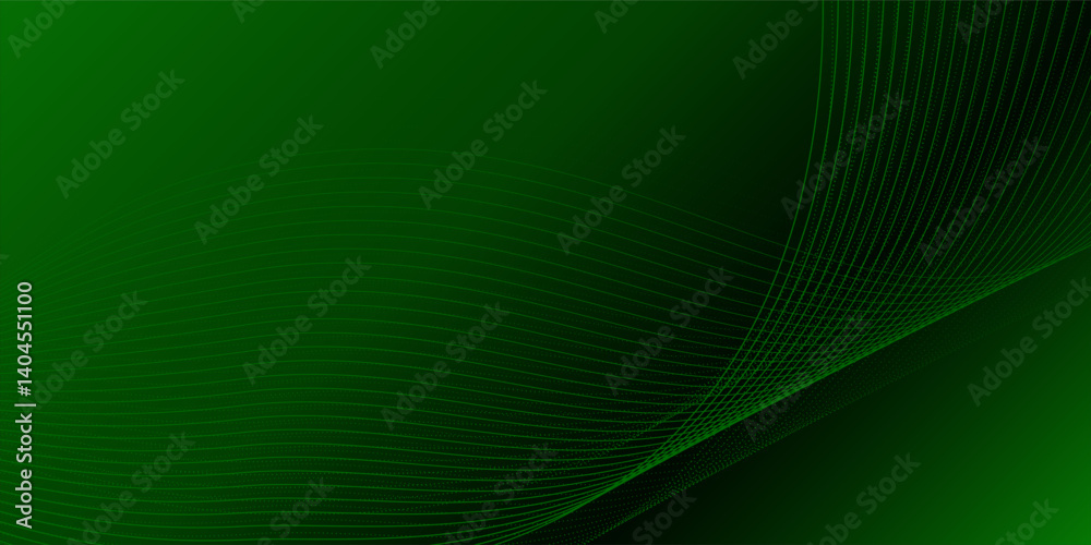 Abstract green flow line digital technology, smooth particle wave style, big data techno, design concept background and wallpaper, vector eps Abstract green flow line digital technology, smooth particle wave style, big data techno, design concept background and wallpaper, vector eps