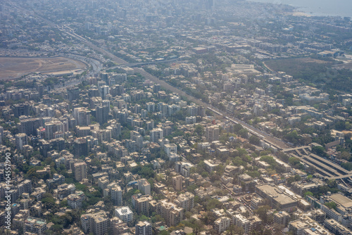 Obraz na płótnie India, Maharashtra, Mumbai, a view of a city w salonie