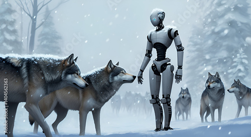 Futuristic Ai Robot 4k Quality Image 