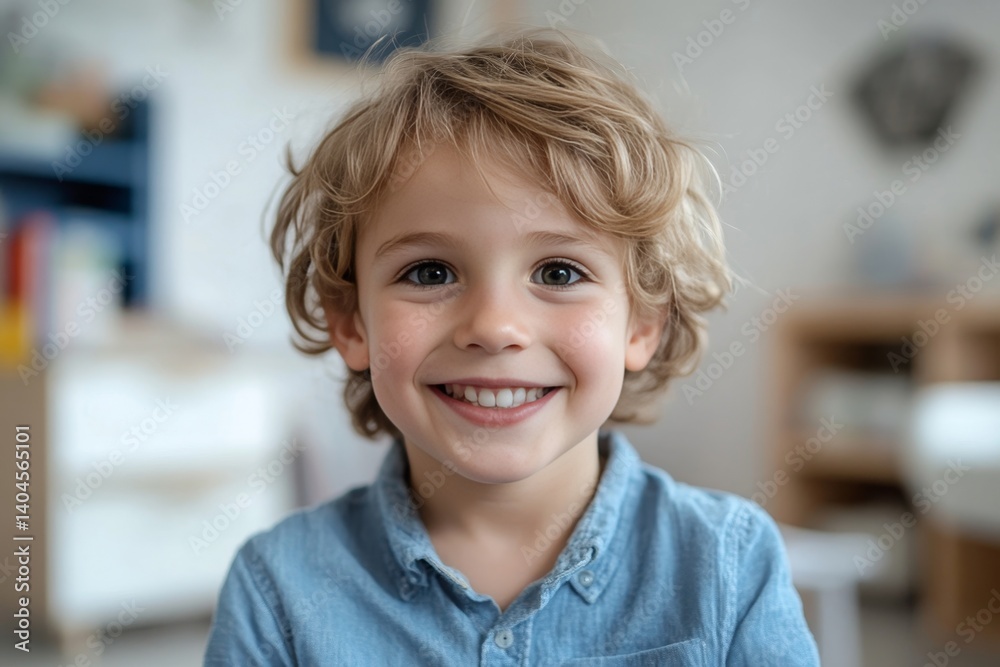 A radiant young boy smiles brightly. The photograph captures his joyous expression. His eyes sparkle with happiness. A radiant young boy smiles brightly. The photograph captures his joyous expression. His eyes sparkle with happiness.