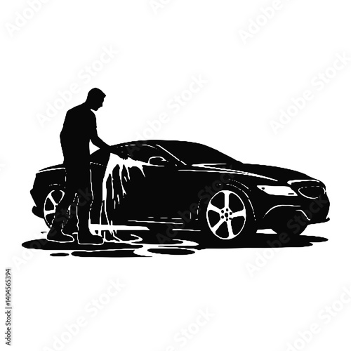 car Wash Silhouette 