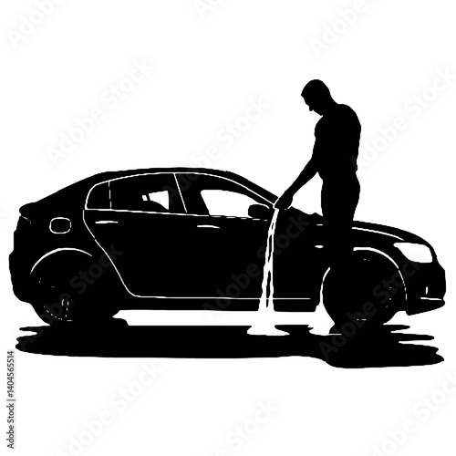 car Wash Silhouette 