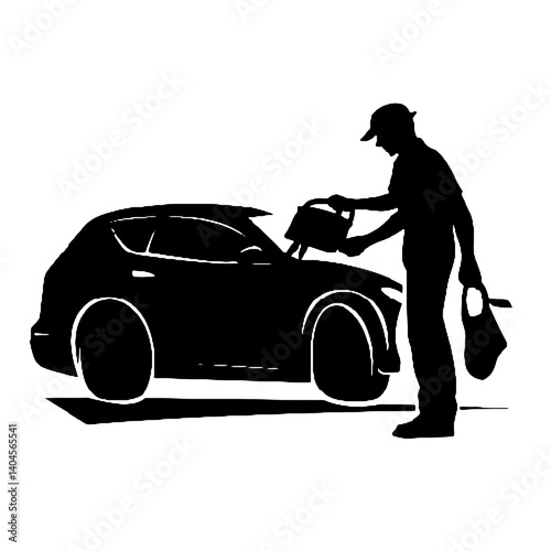 car Wash Silhouette 