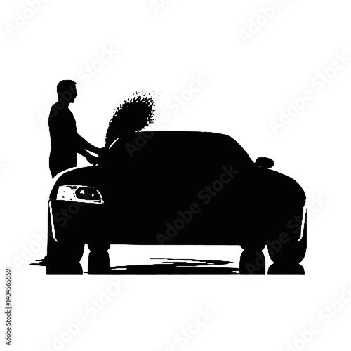 car Wash Silhouette 