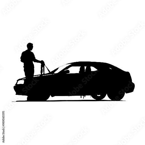 car Wash Silhouette 