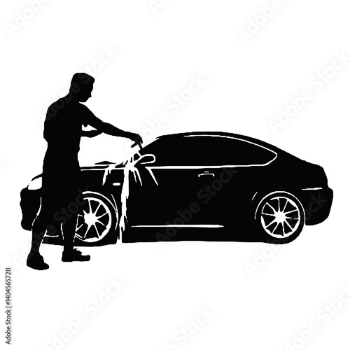 car Wash Silhouette 