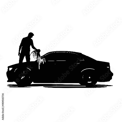 car Wash Silhouette 
