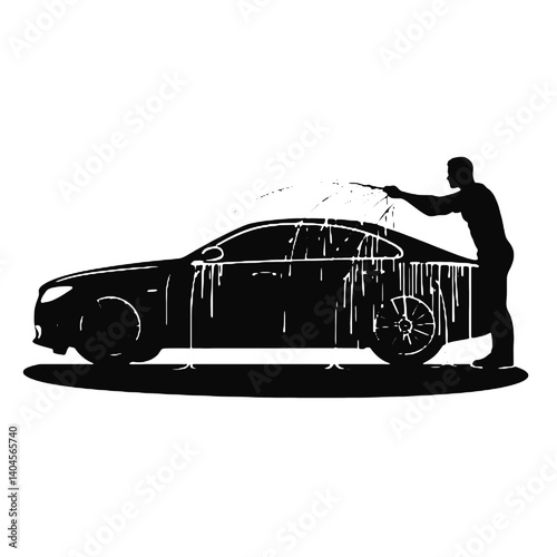 car Wash Silhouette 