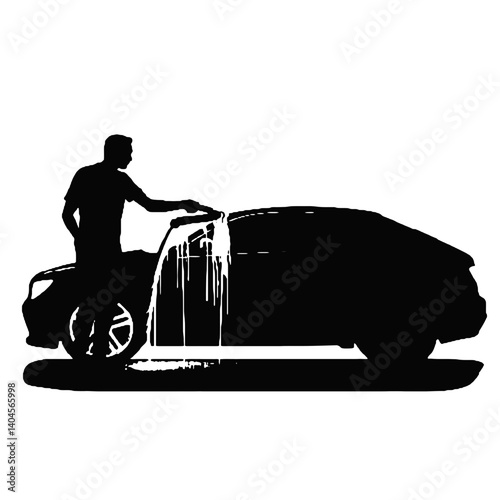 car Wash Silhouette 