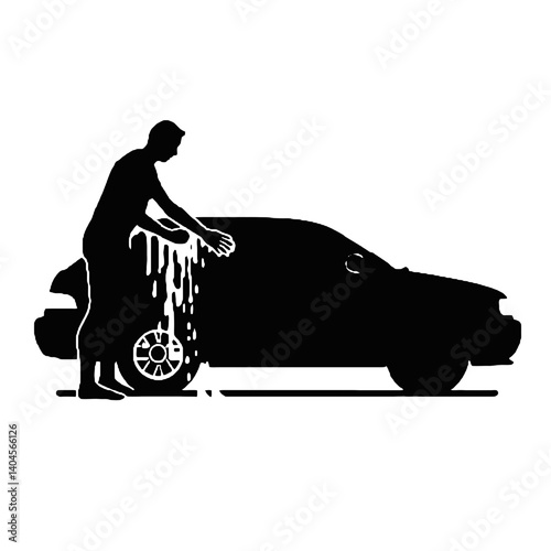 car Wash Silhouette 