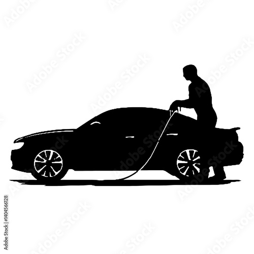 car Wash Silhouette 
