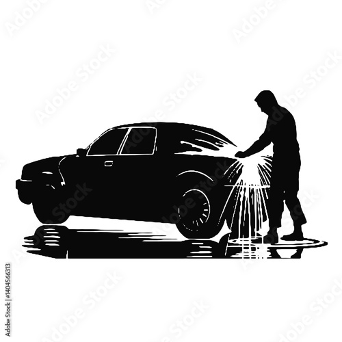 car Wash Silhouette 