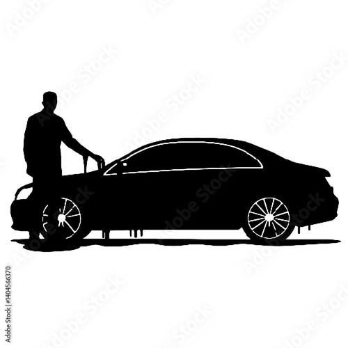 car Wash Silhouette 