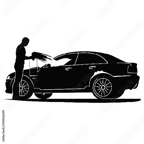 car Wash Silhouette 