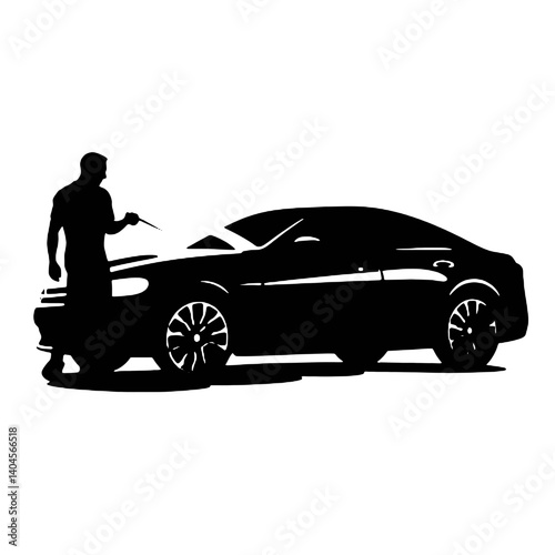 car Wash Silhouette 
