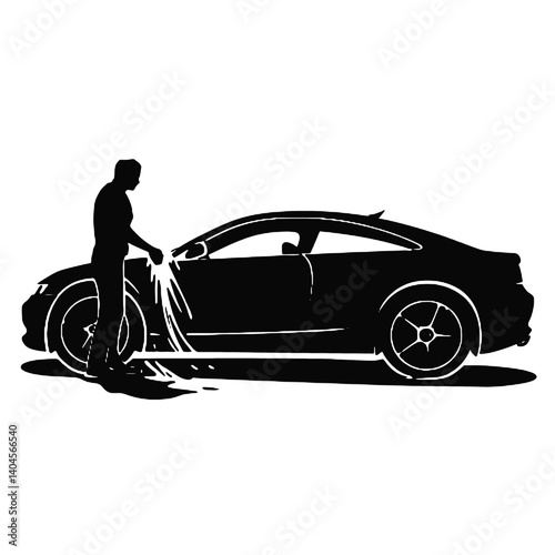 car Wash Silhouette 