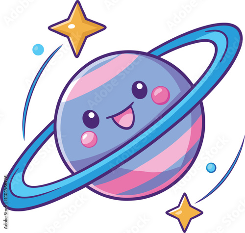 Kawaii planet spinning strikers