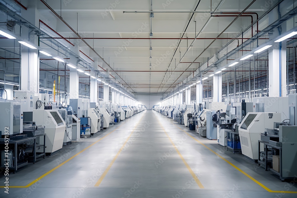 A Glimpse into a Modern, High-Tech Manufacturing Facility A Glimpse into a Modern, High-Tech Manufacturing Facility