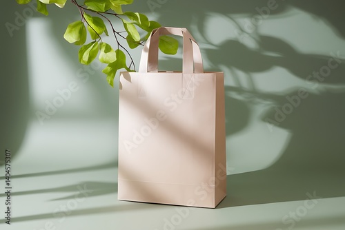 A Stylish and Eco-Friendly Reusable Shopping Tote Bag photo