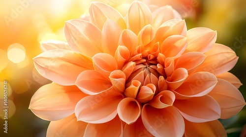 A close-up of a golden hour photo of a flower with sunlight glistening off the petals symbolizing beauty and brilliance