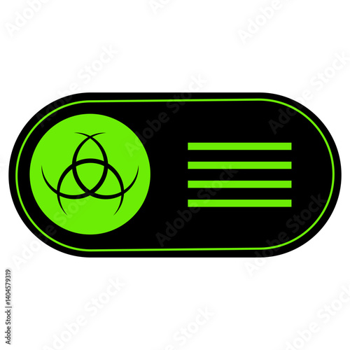 Green Brutalist Sticker