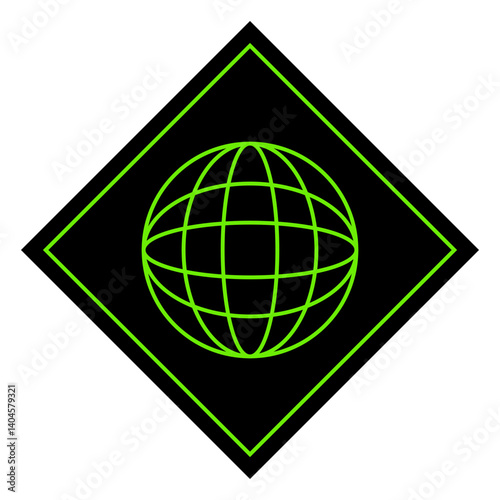 Green Brutalist Sticker