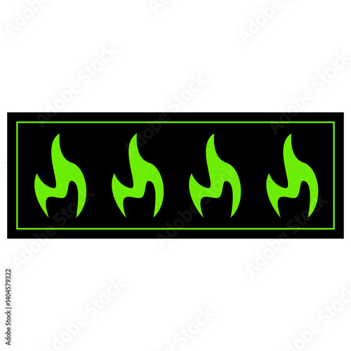 Green Brutalist Sticker