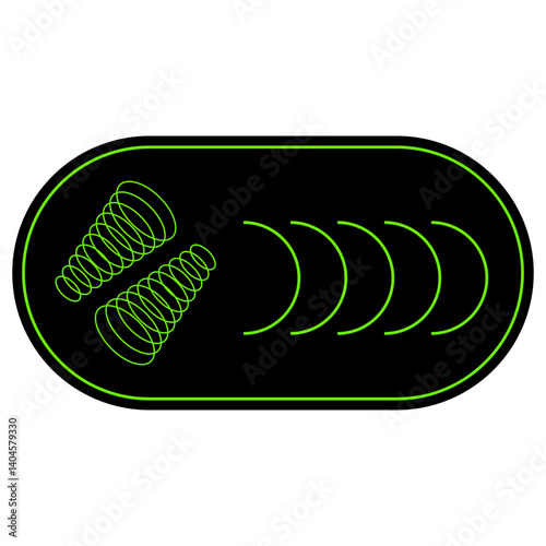 Green Brutalist Sticker