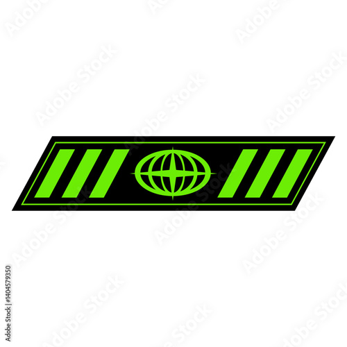 Green Brutalist Sticker