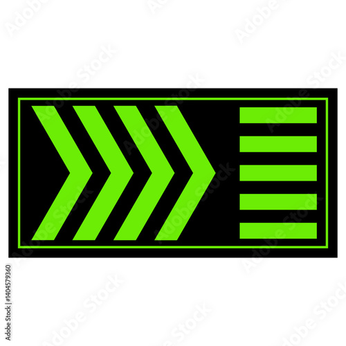 Green Brutalist Sticker