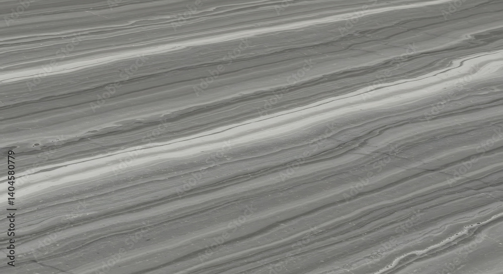 Obraz premium Grey Marble Texture: Elegant Lines, Subtle Depth AI Generated