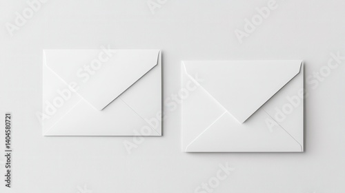Two blank white envelopes (1)