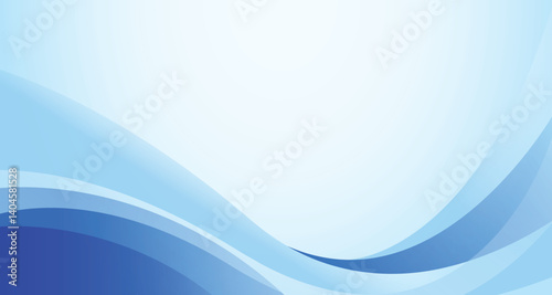 blue shiny gradient background with flowing wave thin line papercut design. Premium 3d abstract vector  glowing three dimensional wallpaper for company business banner presentation