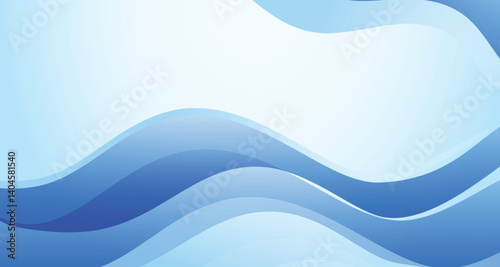 blue shiny gradient background with flowing wave thin line papercut design. Premium 3d abstract vector  glowing three dimensional wallpaper for company business banner presentation
