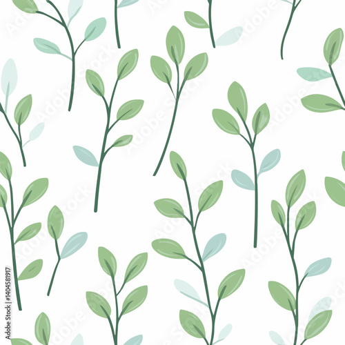 Water spinach pattern.Exquisite vector vegetable patterns. 