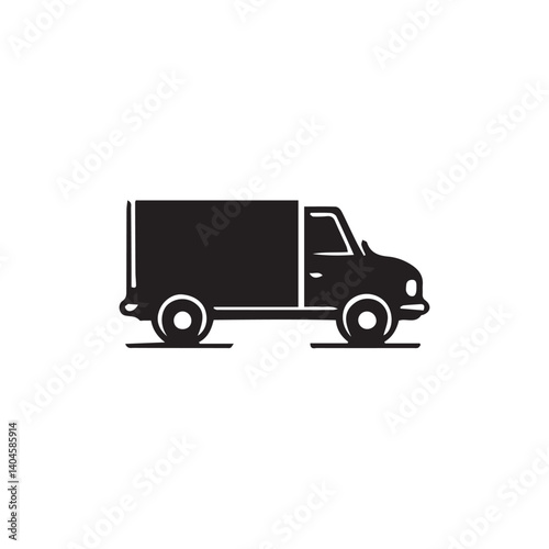 delivery truck vector illustration