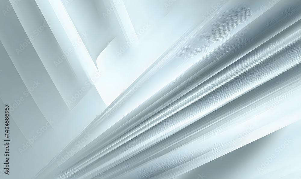 Obraz premium Abstract Silver Flowing Lines