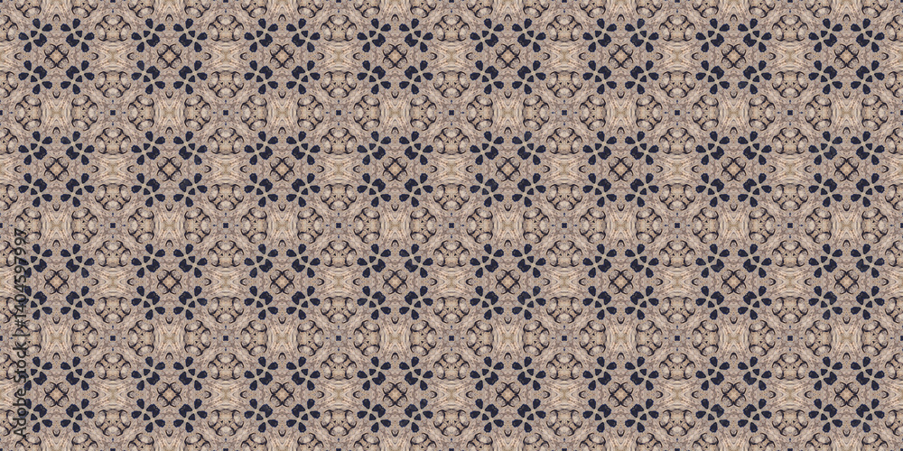 Seamless abstract pattern. Symmetrical texture. Kaleidoscope