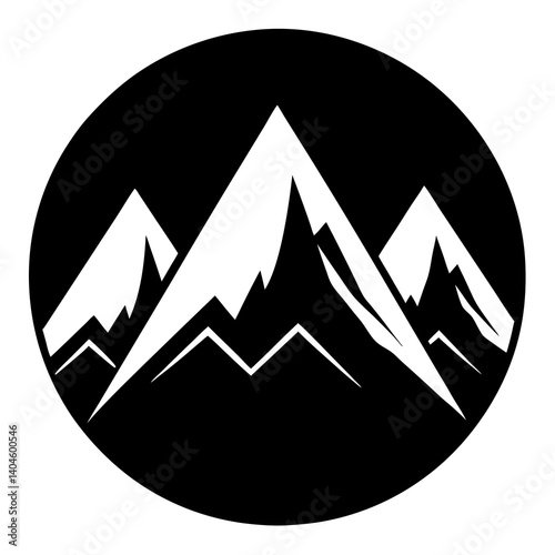 Mountain man vector silhouette collection