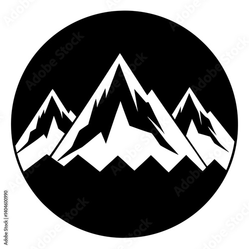 Mountain man vector silhouette collection